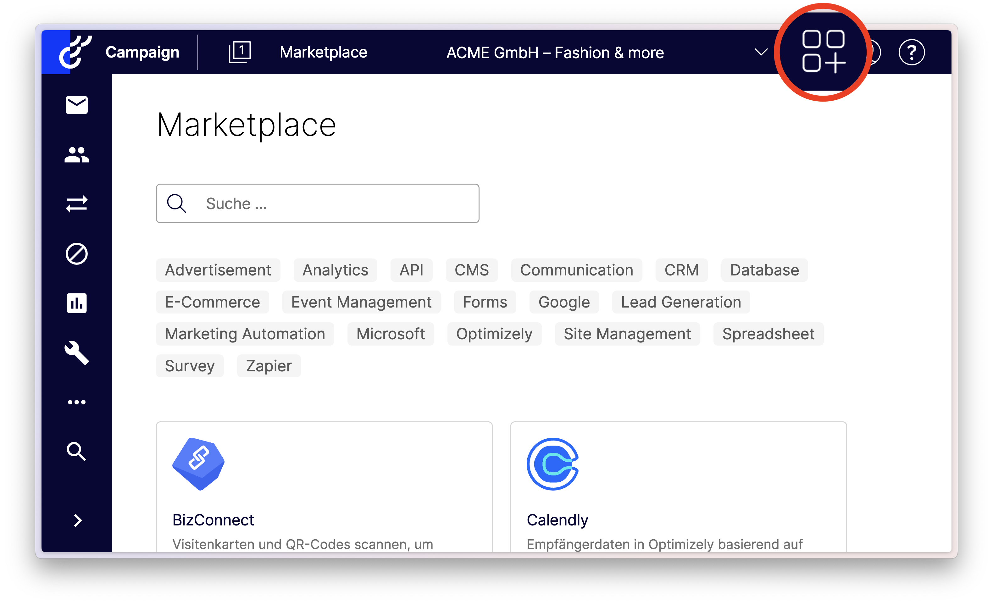 marketplace in campaign symbol